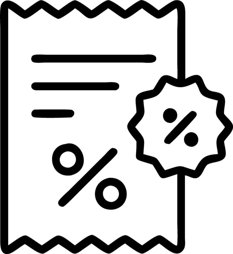 Glossy cash register receipt with augmented reality discounts vector