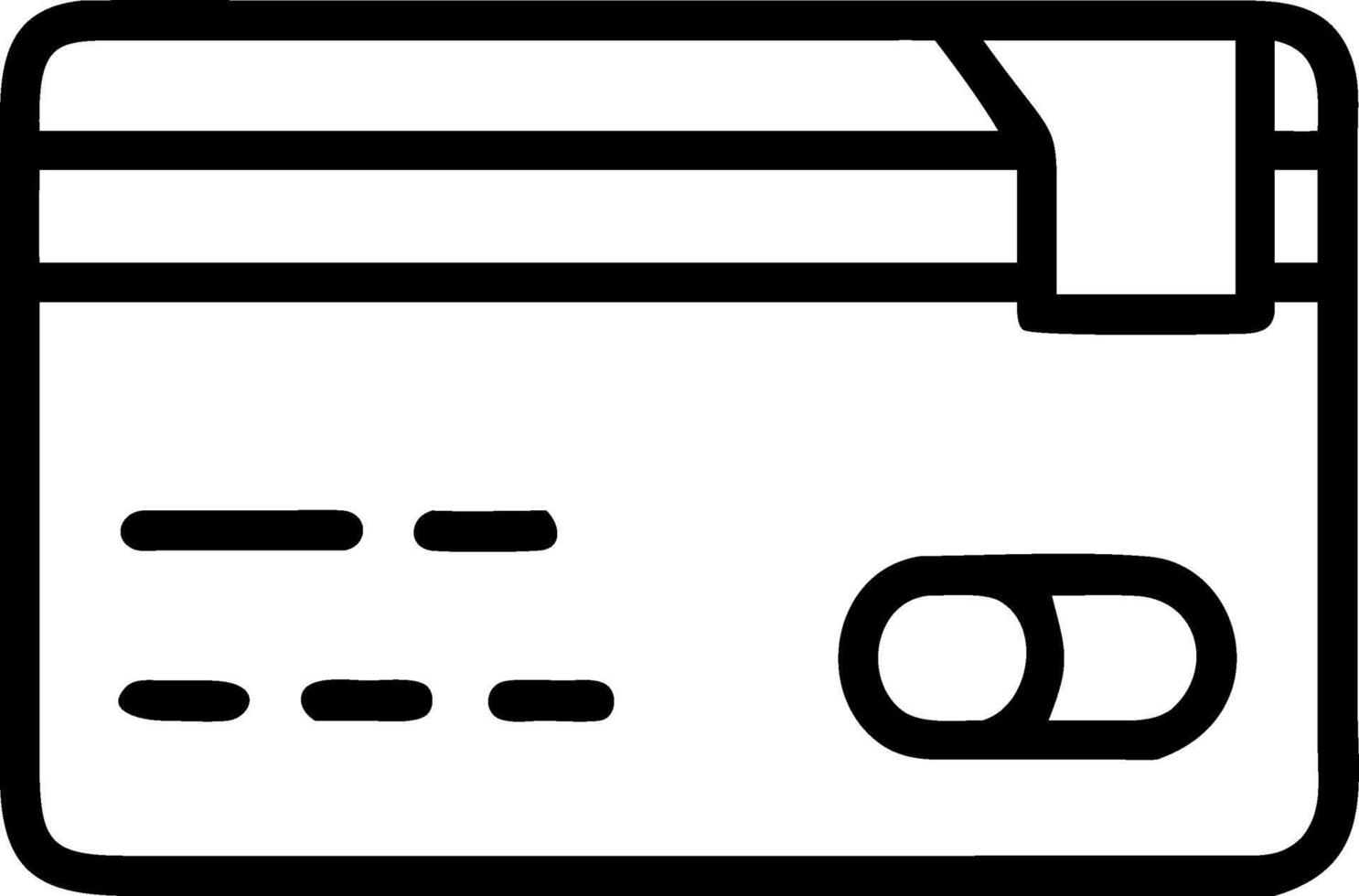 Glossy credit card reflecting shopping icons vector