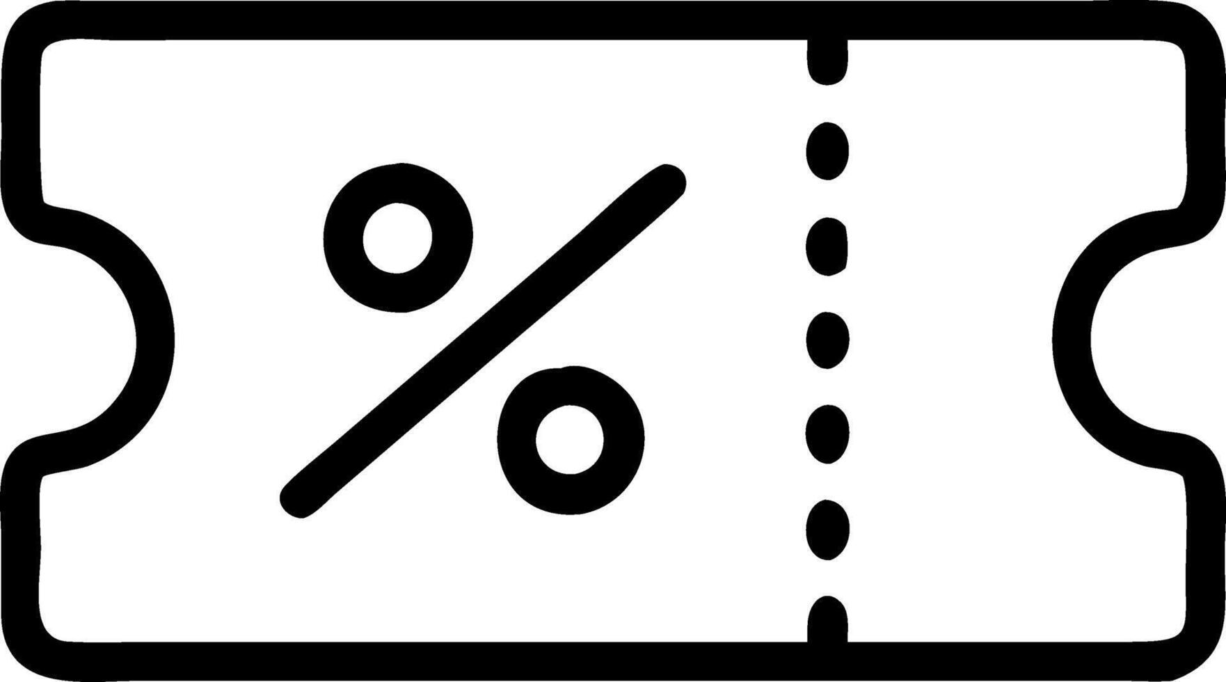Glossy Discount Ticket Suspended Above a Receipt vector