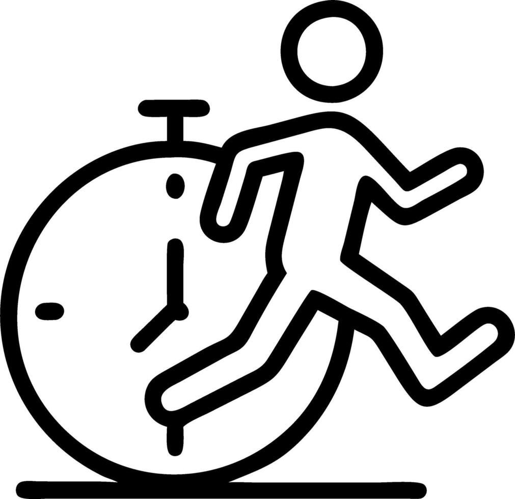 Glossy runner with time lapse effect and copy space vector