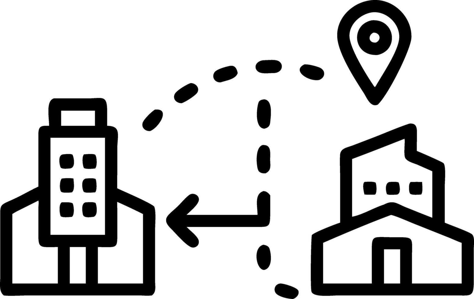 Holographic sustainable urban planning vector