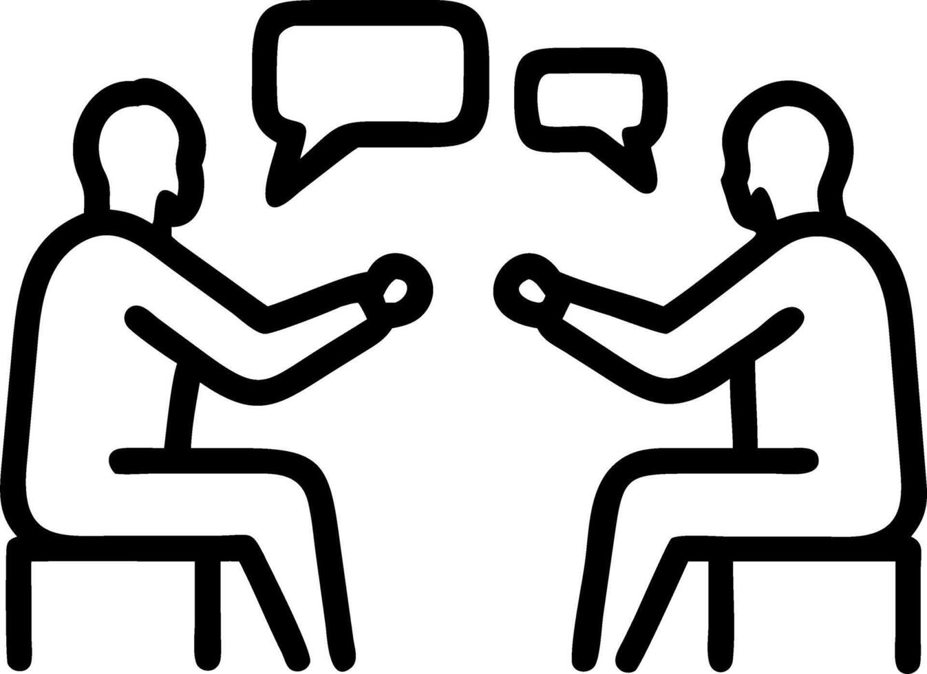 Impromptu negotiation in green urban space vector