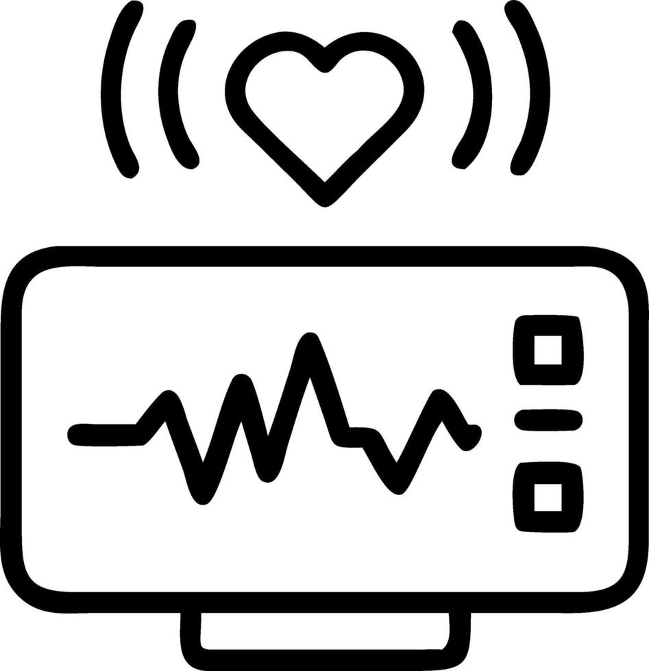 Intelligent Healthcare Monitoring vector