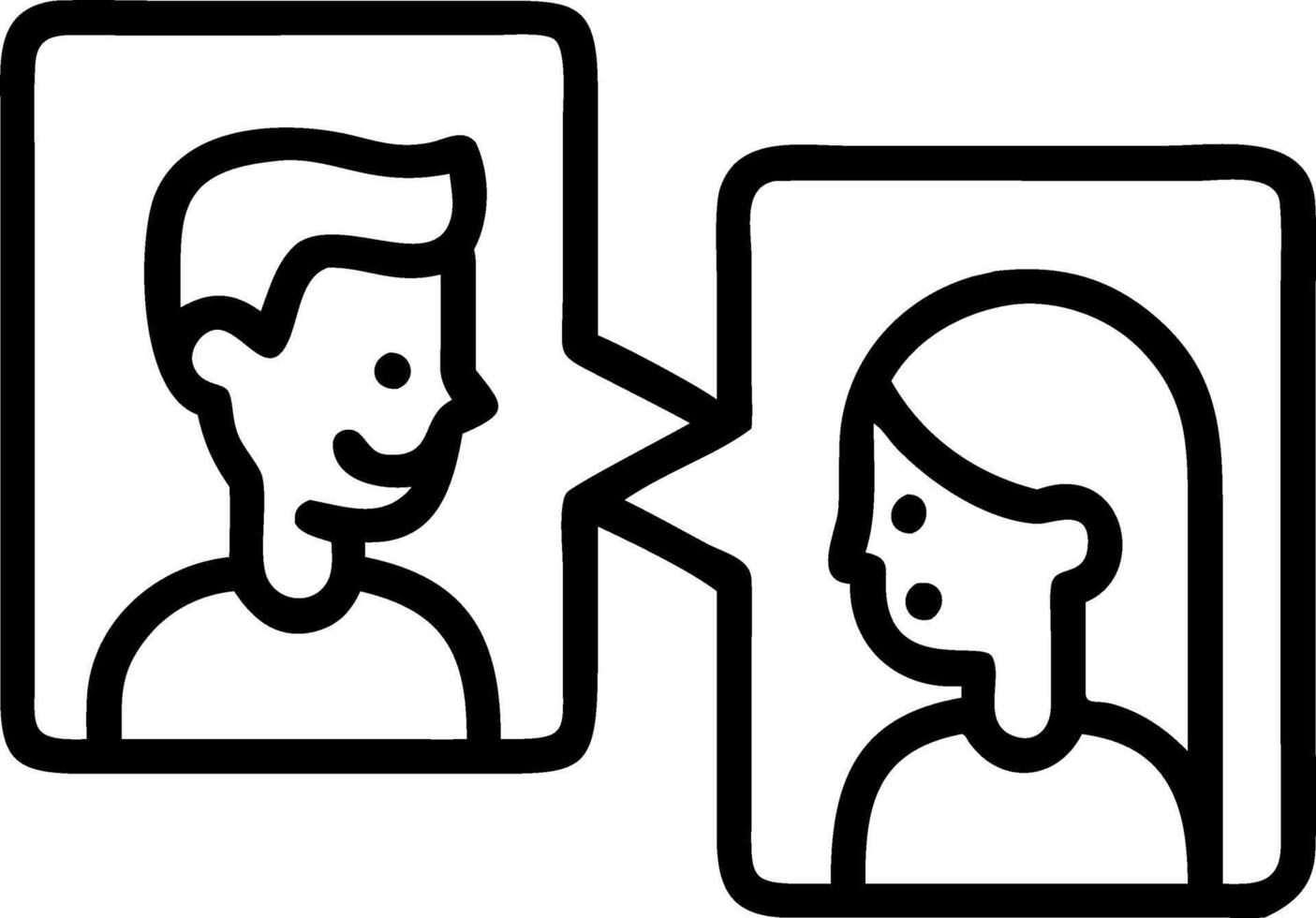 Macro shot of a father and daughter sharing a moment through transparent digital screens vector