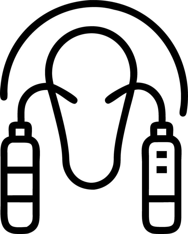 Macro shot of a smart jump rope tracking skips and calories burned in real time vector