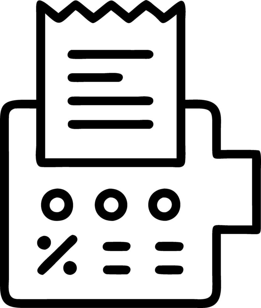 Macro Shot of Cash Register Spitting Out Discount Receipt vector