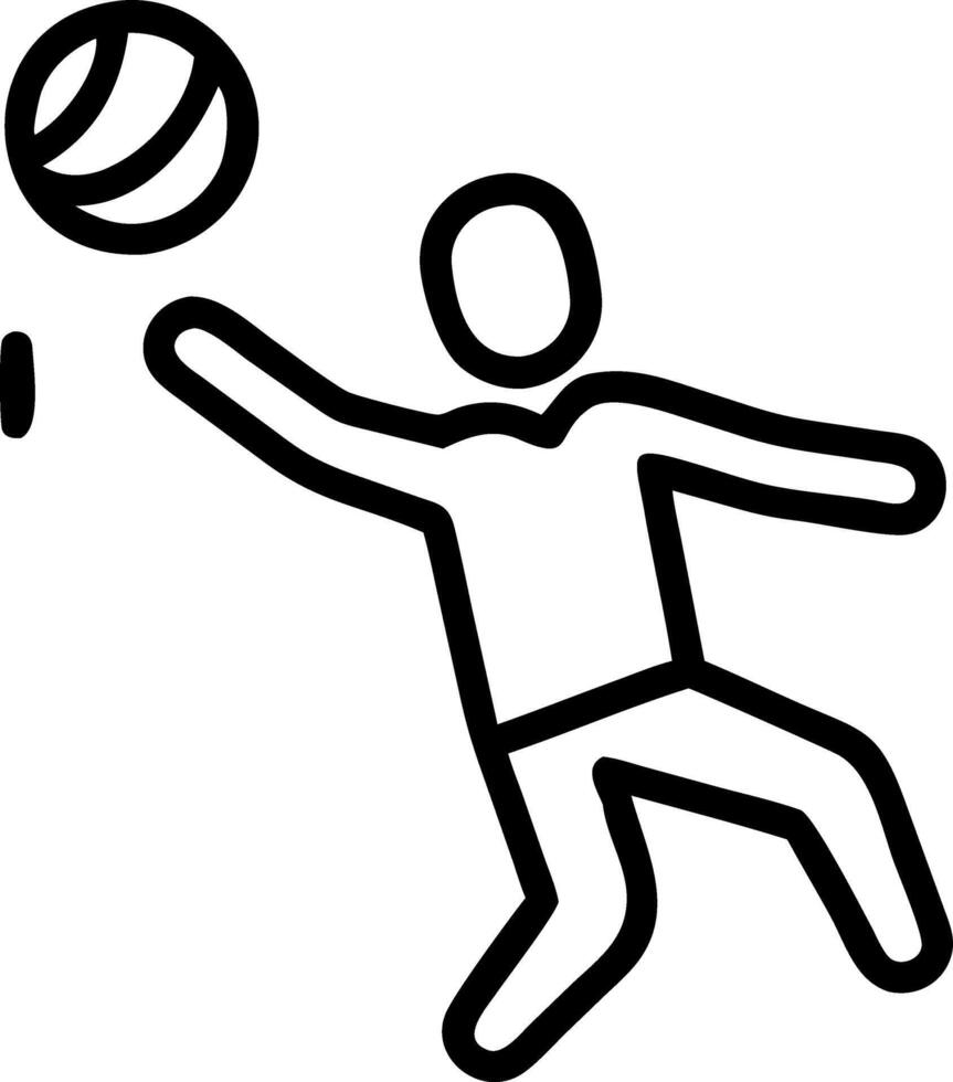 Millennials playing beach volleyball candid action shot with plenty of copy space on the left vector