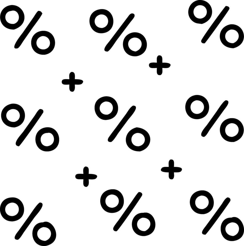 Minimalist tiles with abstract discount and currency symbols vector