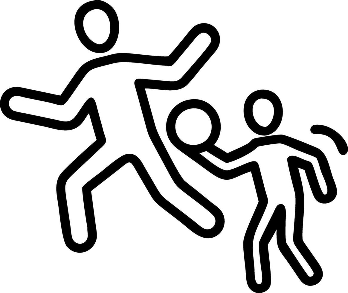 Parents and teens engaging in sports with copy space vector