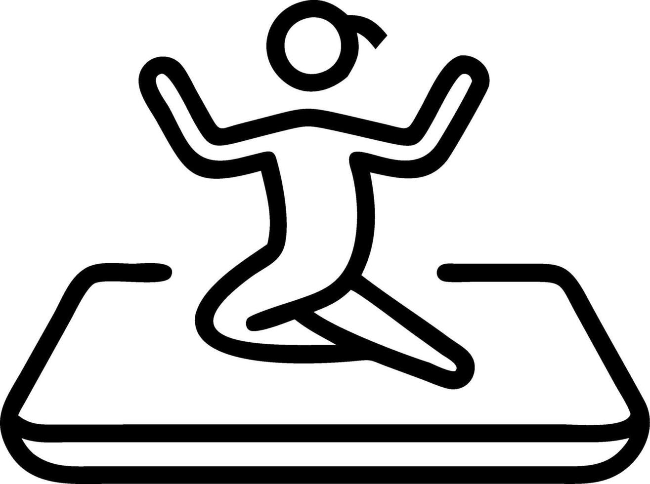 Senior participating in a virtual fitness class with a macro close up and copy space vector
