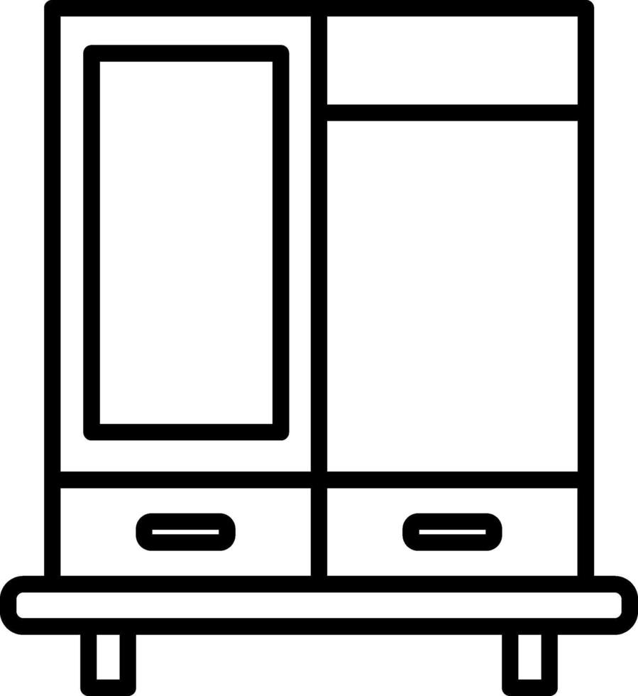 Wardrobe Icon Design Symbol vector