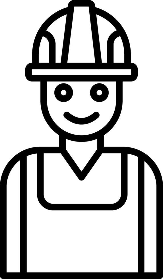 Worker Icon Design Symbol vector