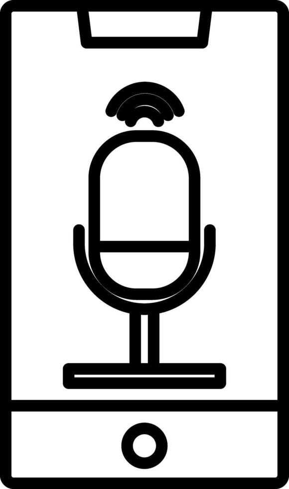 Voice Control Icon Design Symbol vector