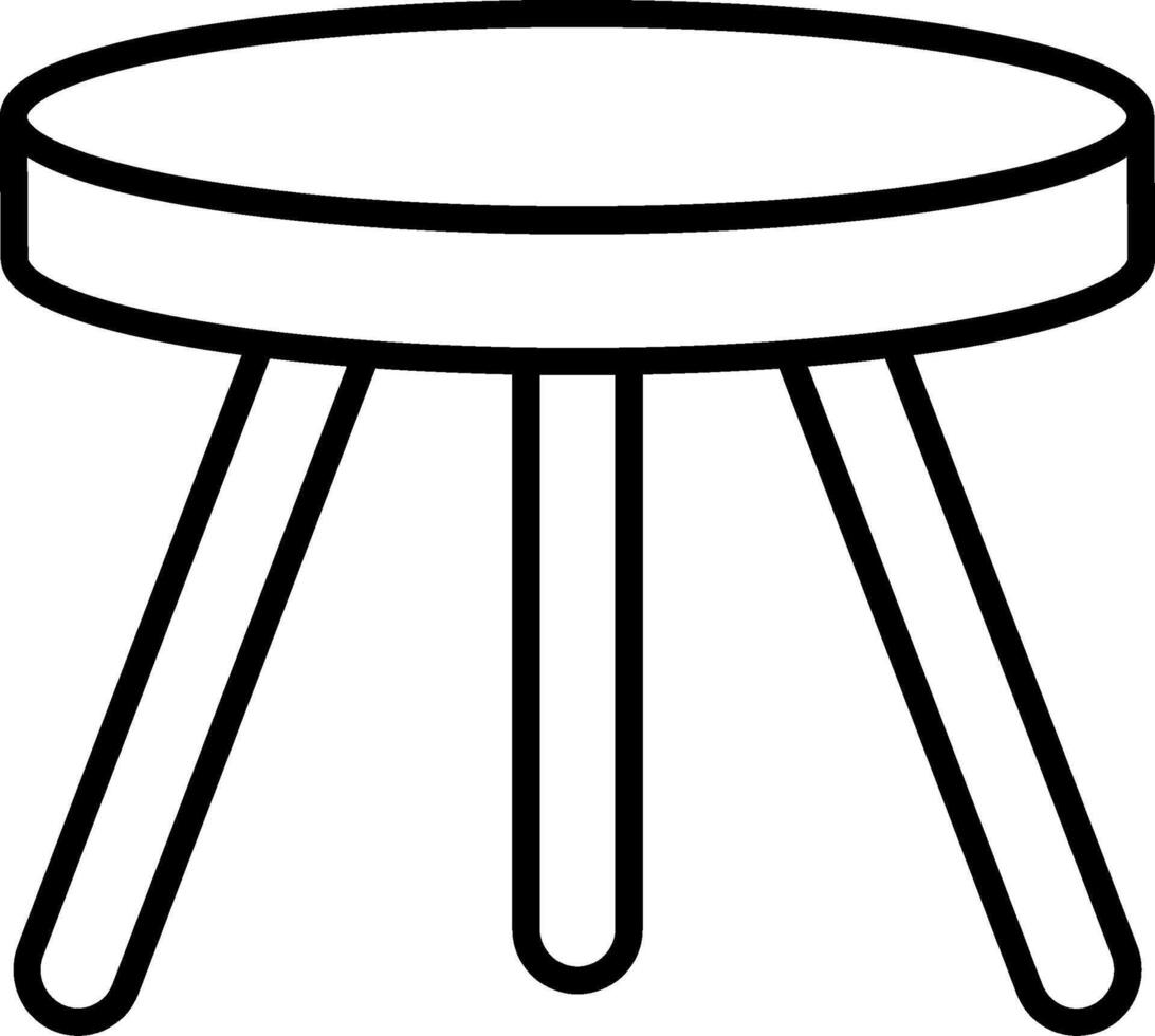 Stool Icon Design Symbol vector