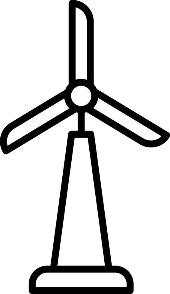 Wind Turbine Icon Design Symbol vector
