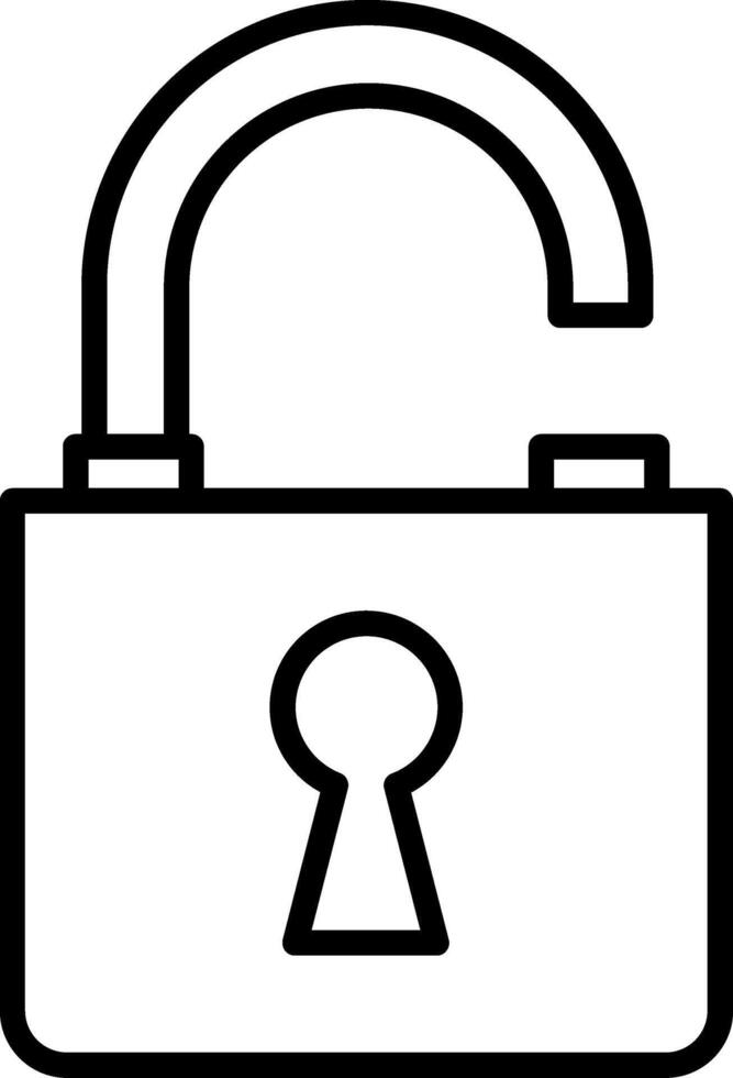 Unlocked Icon Design Symbol vector