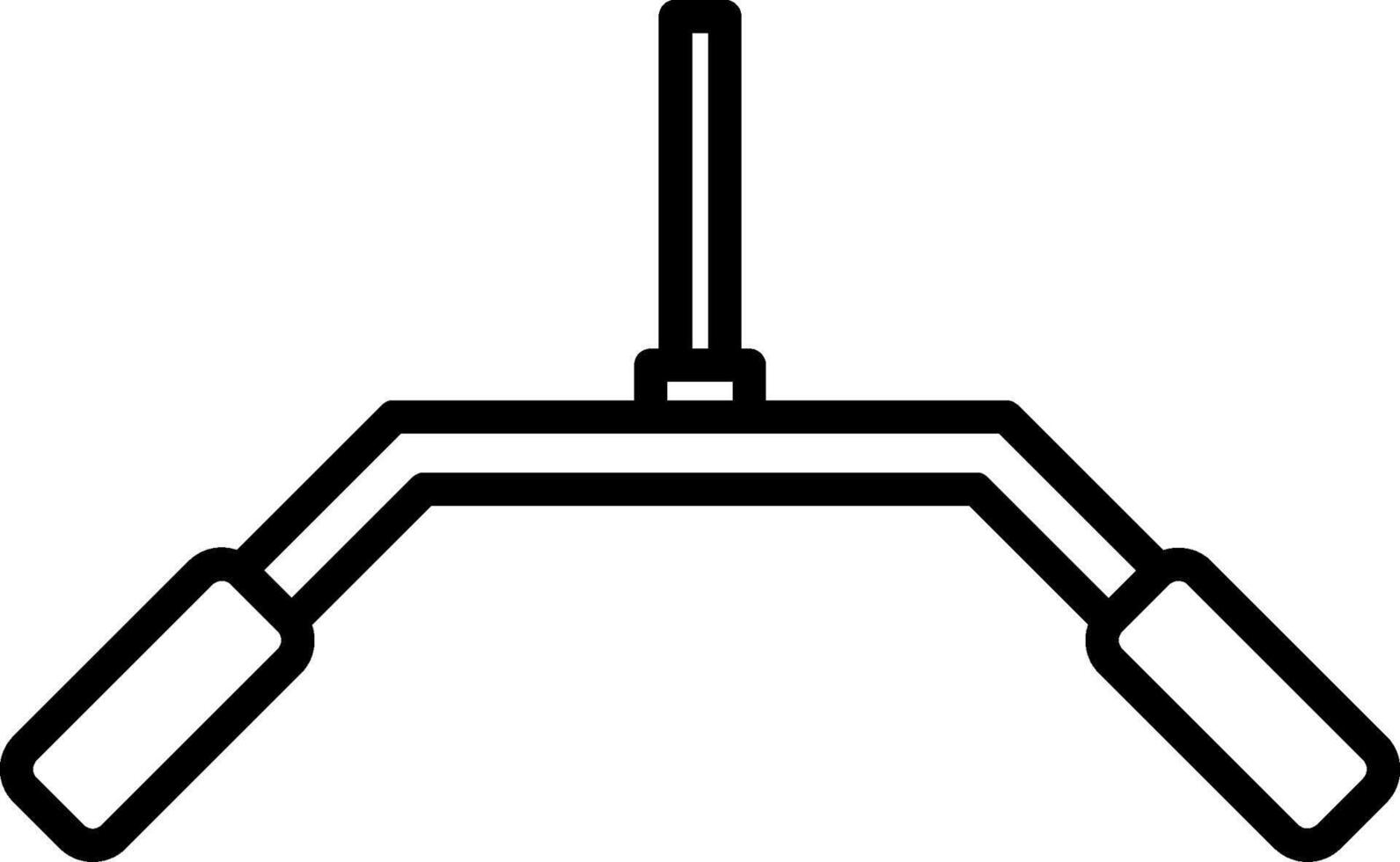 Weight Bar Icon Design Symbol vector