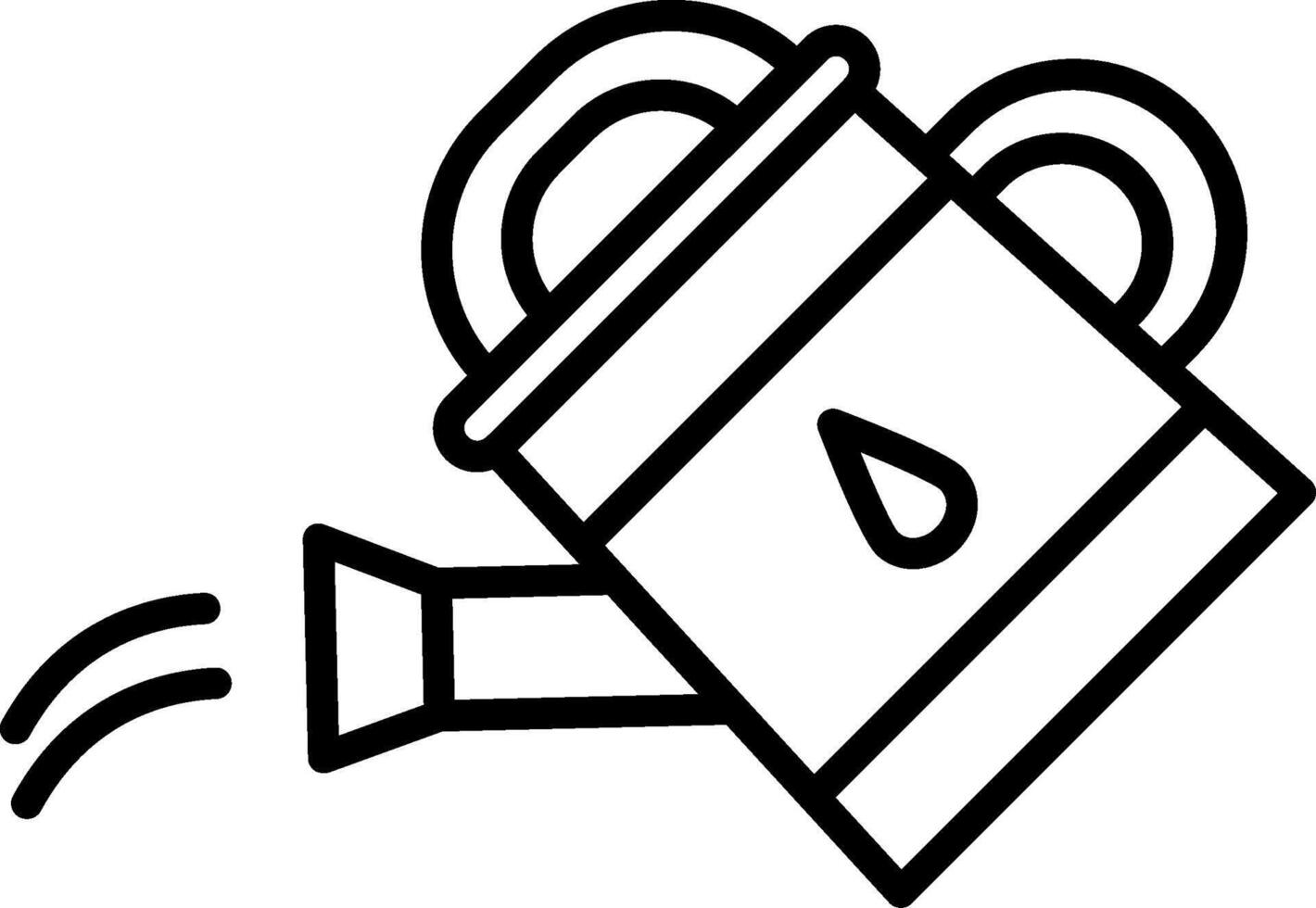 Watering Can Icon Design Symbol vector