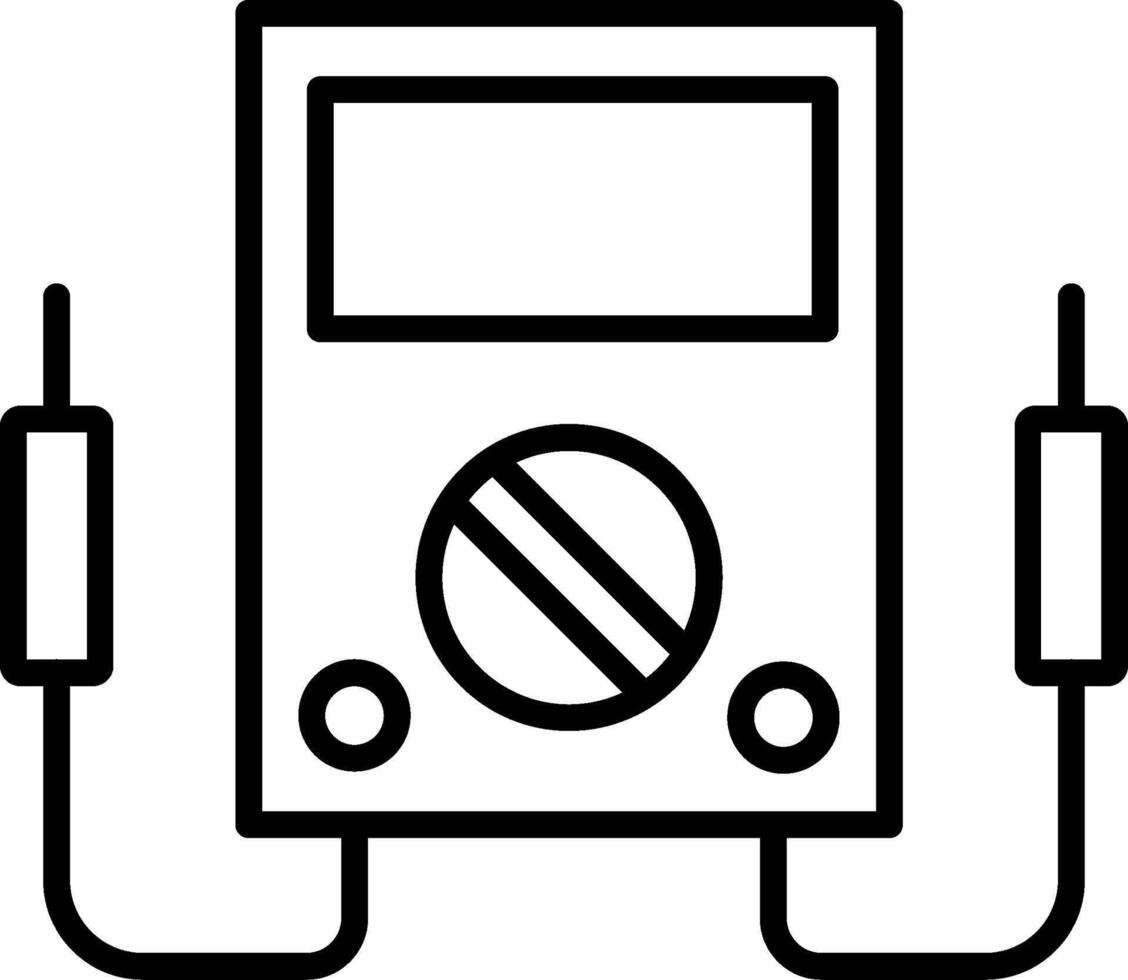 Voltmeter Icon Design Symbol vector