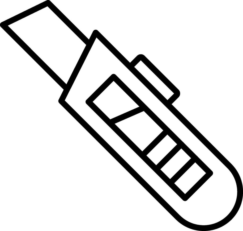Utility Knife Icon Design Symbol vector