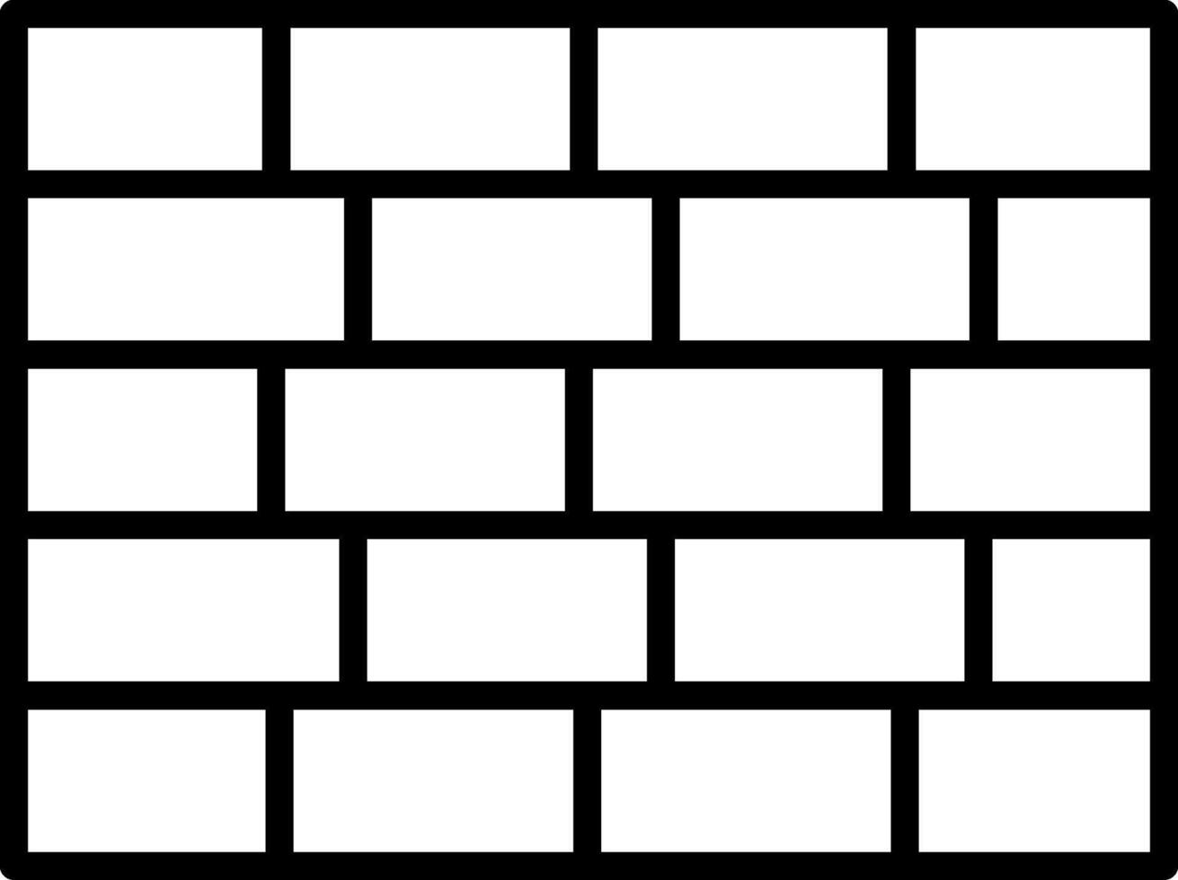 Wall Icon Design Symbol vector