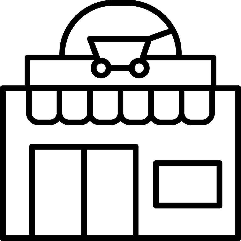 Supermarket Icon Design Symbol vector