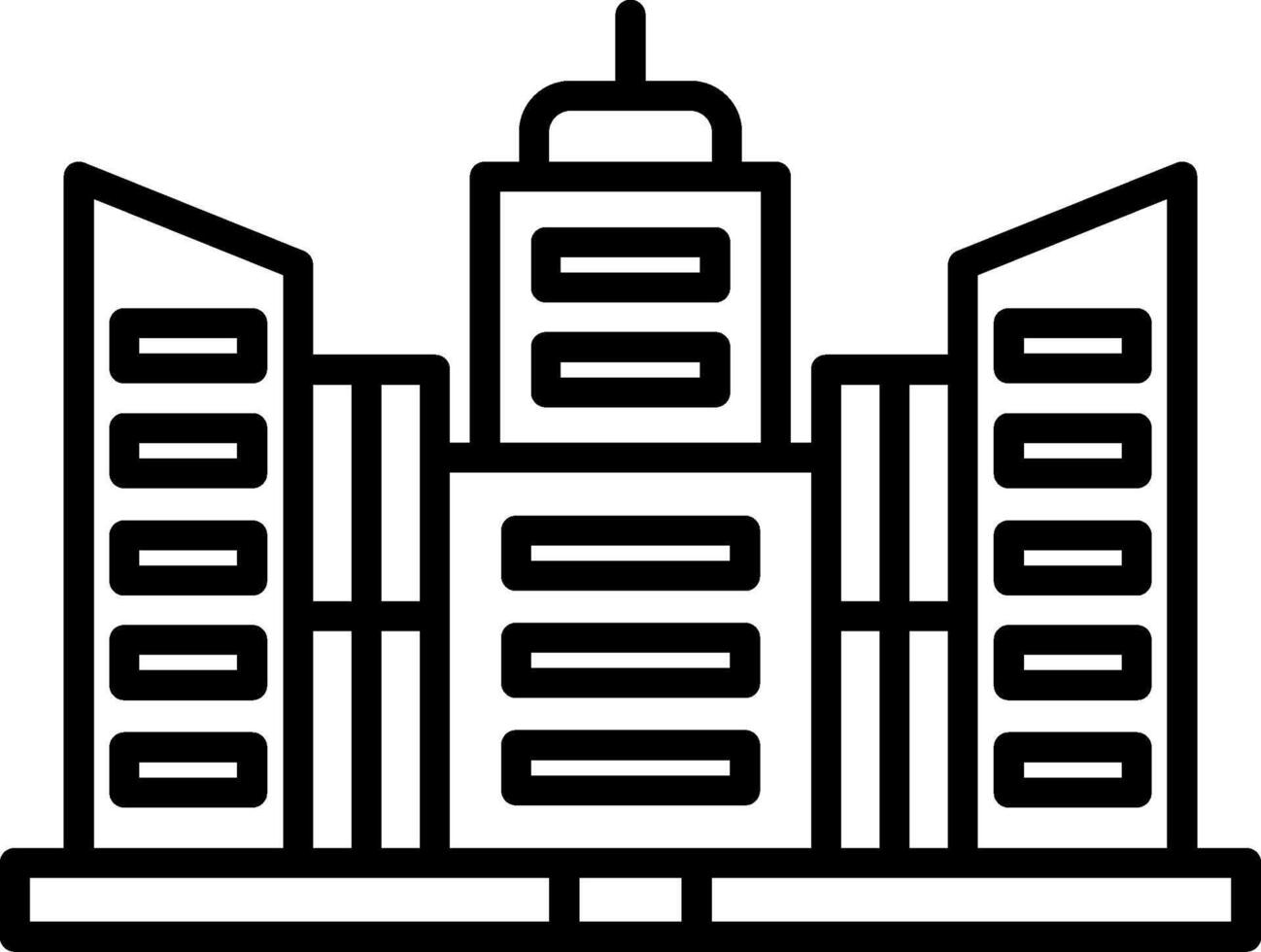 Skyscraper Icon Design Symbol vector
