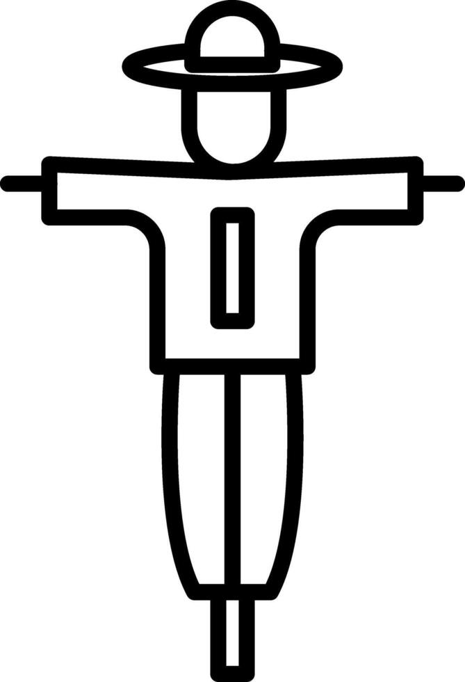 Scarecrow Icon Design Symbol vector