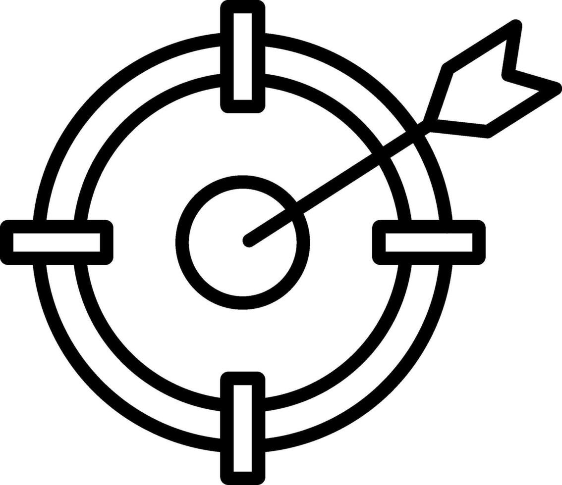Target Icon Design Symbol vector