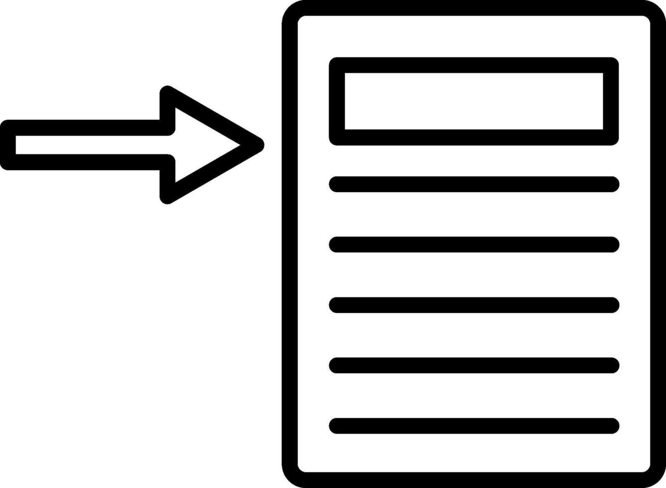 Headline Icon Design Symbol vector
