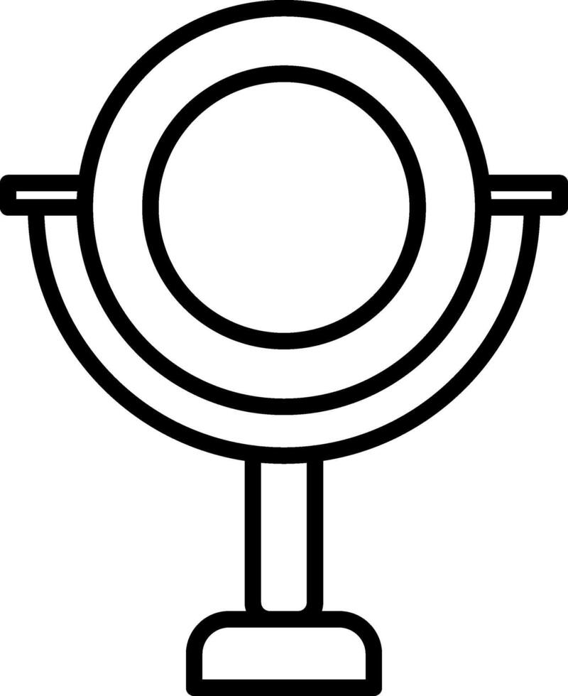 Mirror Icon Design Symbol vector