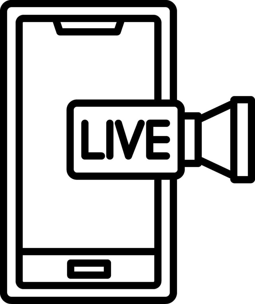 Streaming Icon Design Symbol vector