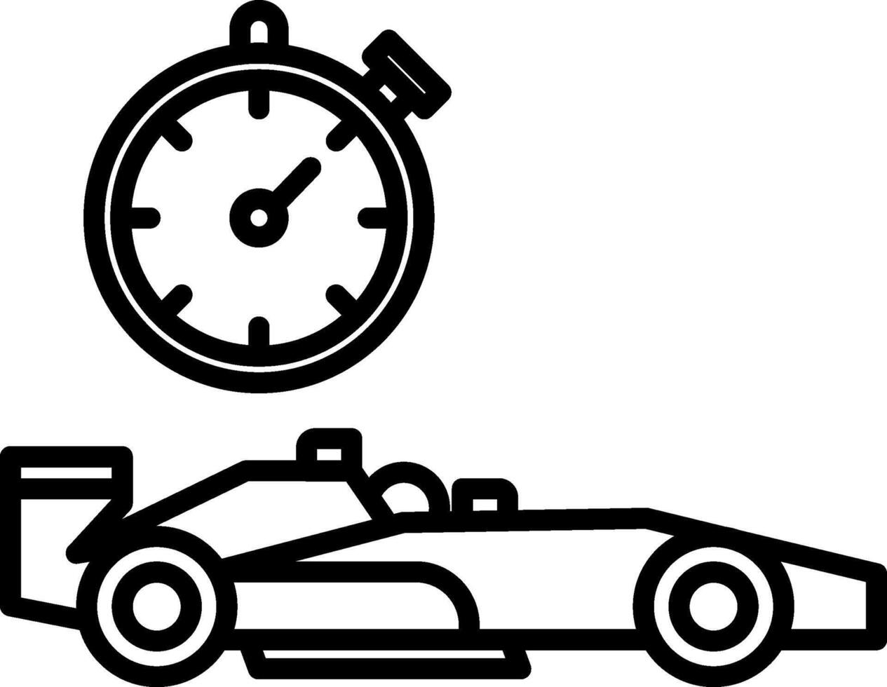 Stopwatch Icon Design Symbol vector