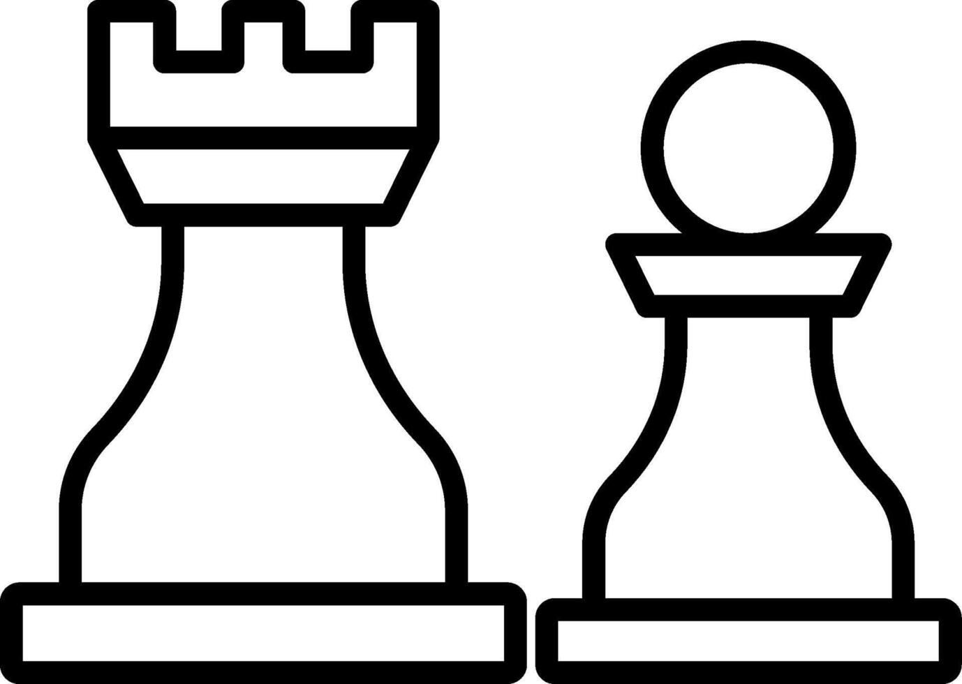 Rook Icon Design Symbol vector