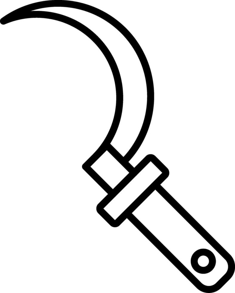 Sickle Icon Design Symbol vector