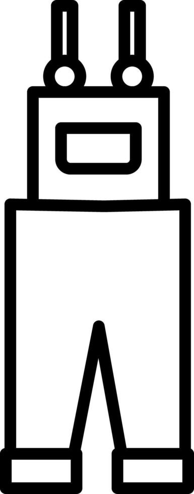 Overall Icon Design Symbol vector