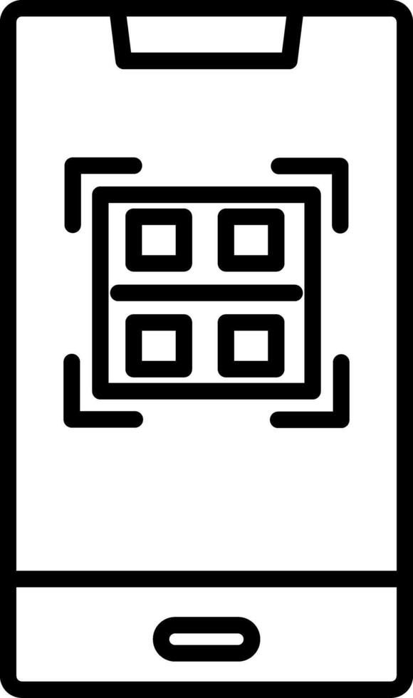 Qr Code Icon Design Symbol vector
