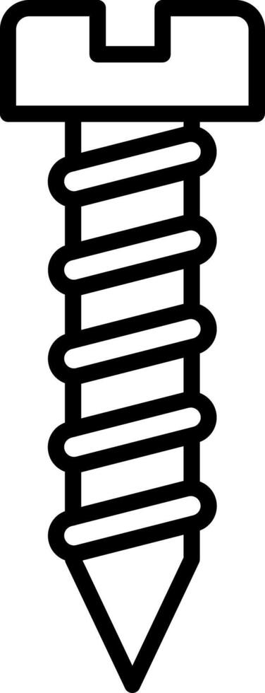 Screw Icon Design Symbol vector