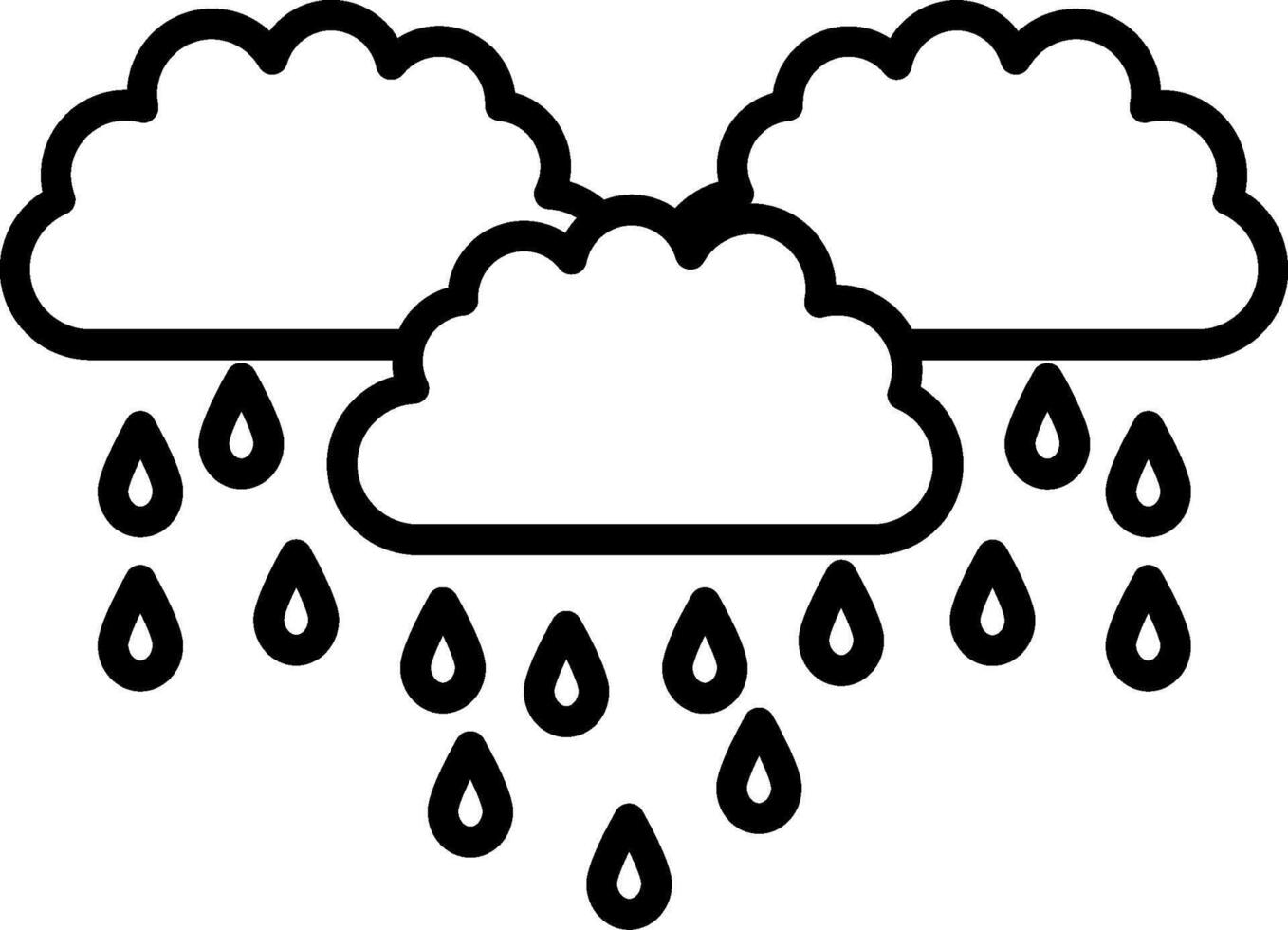 Rainy Icon Design Symbol vector
