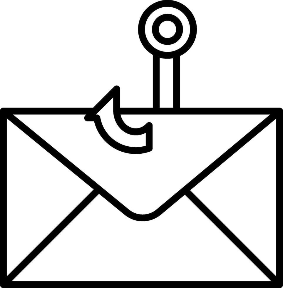 Phishing Icon Design Symbol vector