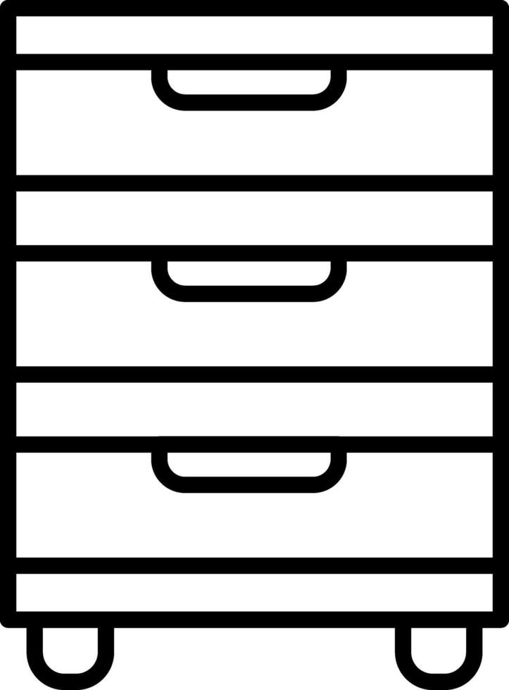 Cabinet Icon Design Symbol vector