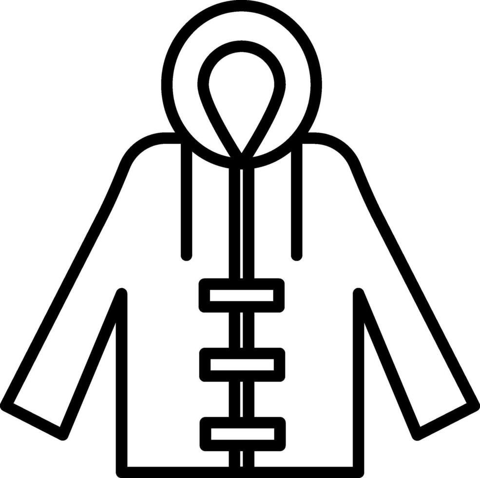 Raincoat Icon Design Symbol vector