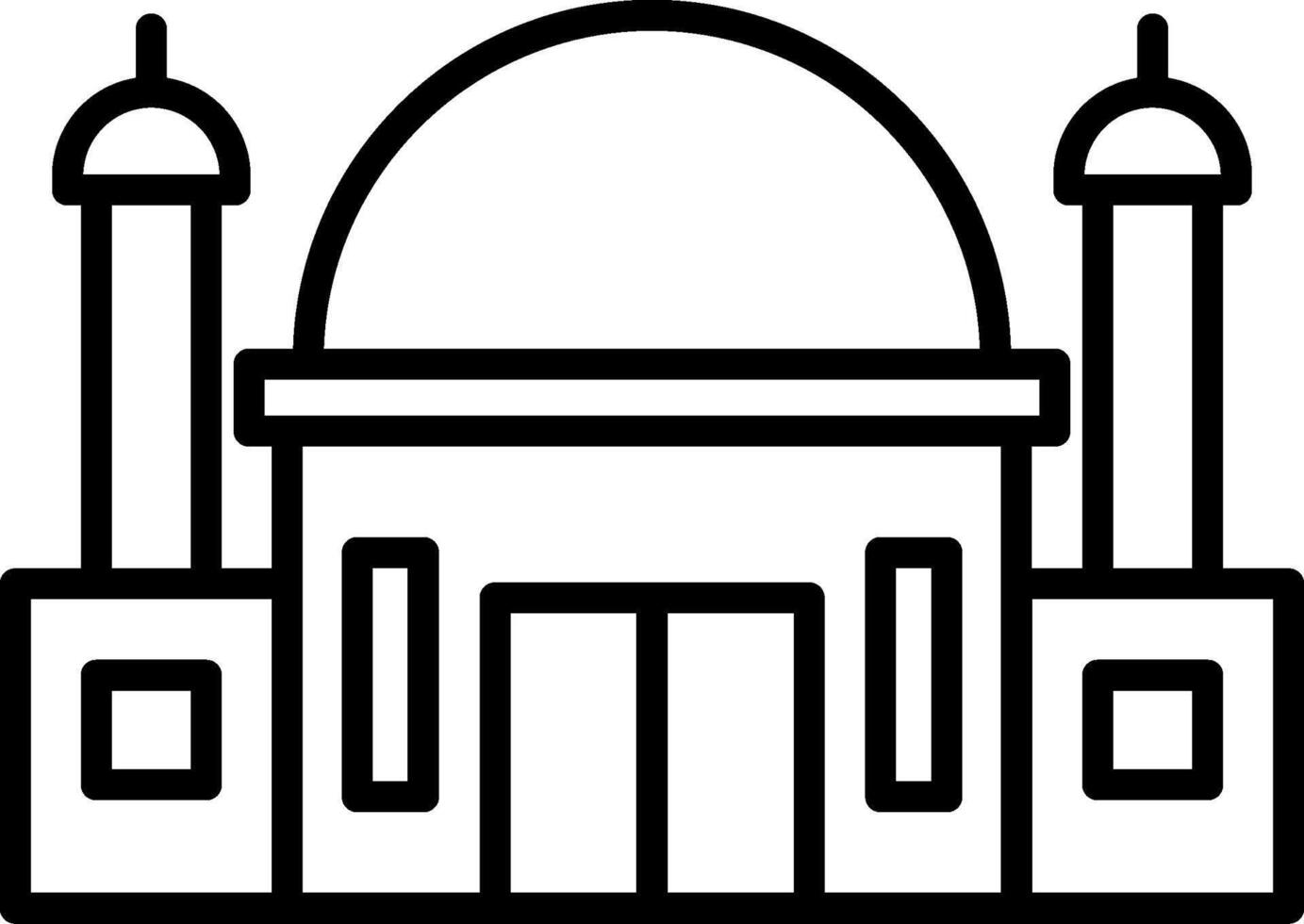 Mosque Icon Design Symbol vector