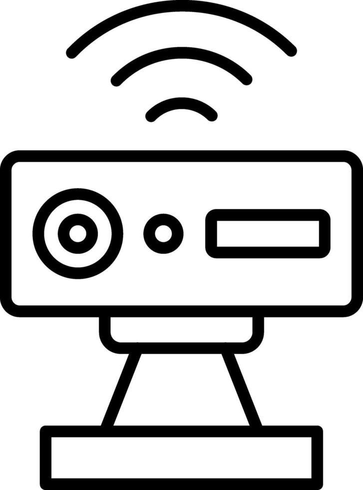 Motion Sensor Icon Design Symbol vector