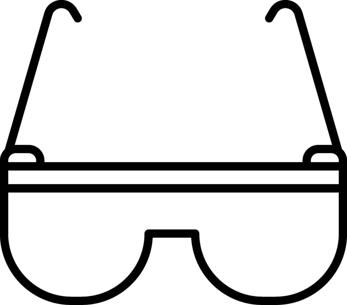 Safety Glasses Icon Design Symbol vector