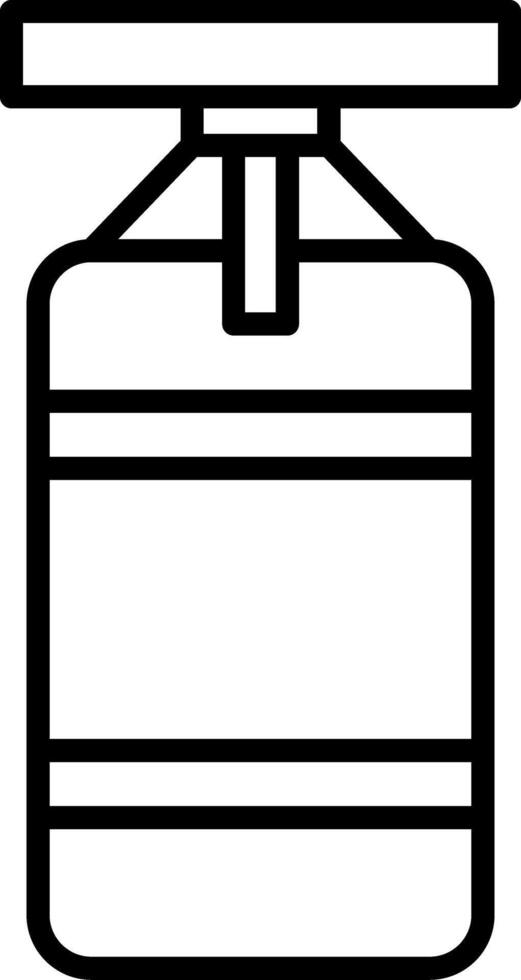 Punching Bag Icon Design Symbol vector
