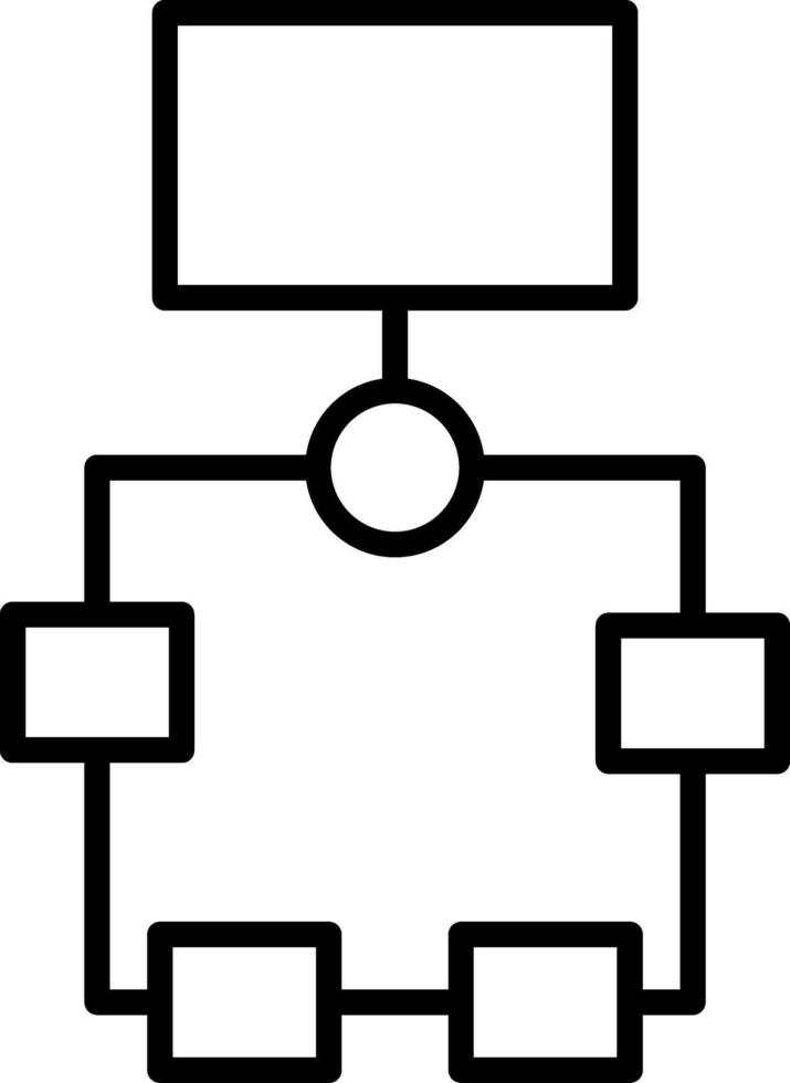 Flowchart Icon Design Symbol vector