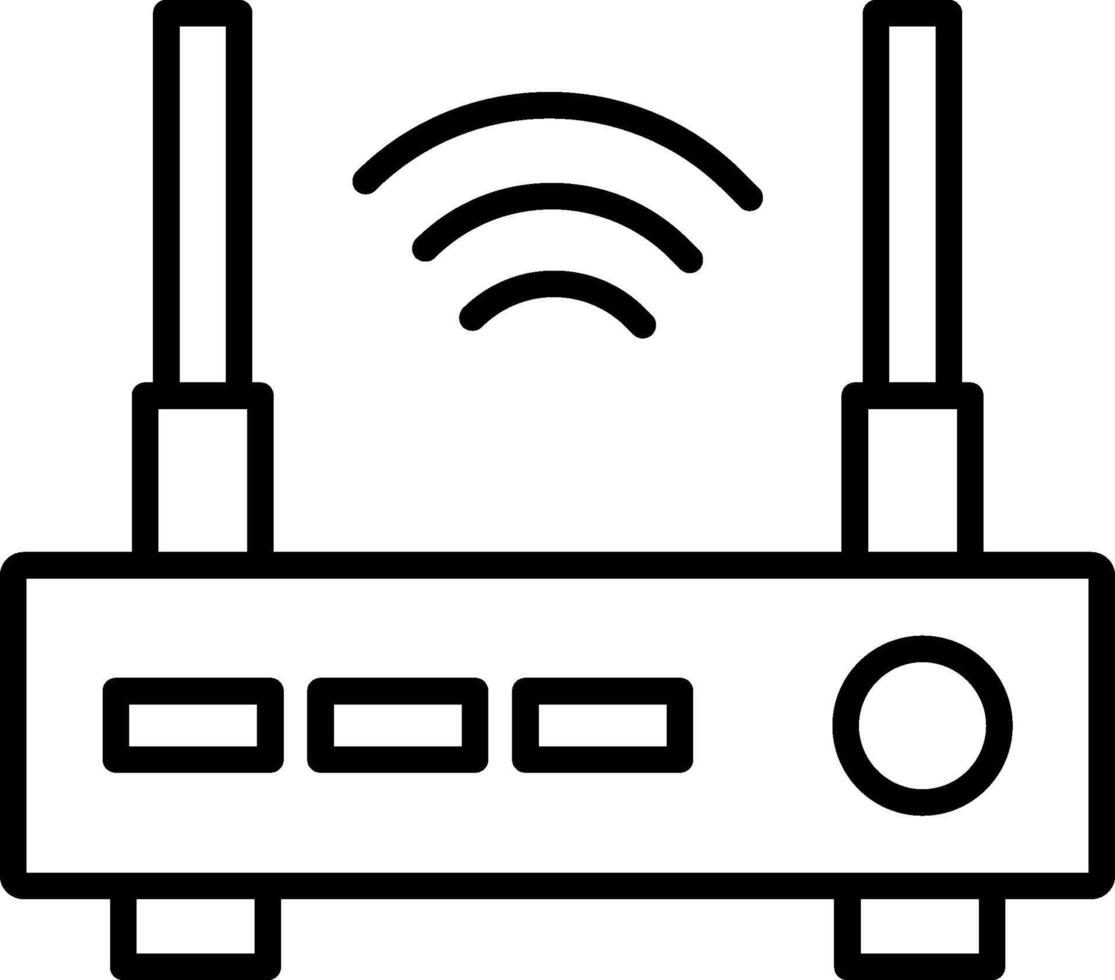 Router Icon Design Symbol vector