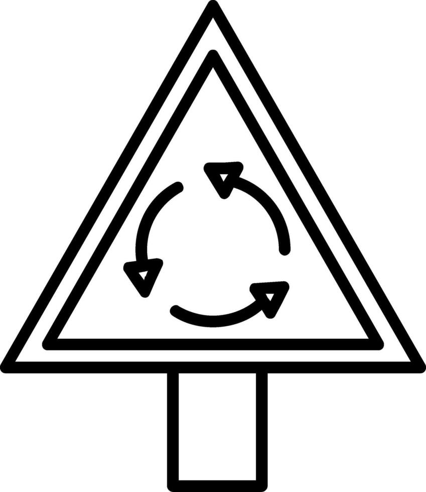 Roundabout Icon Design Symbol vector