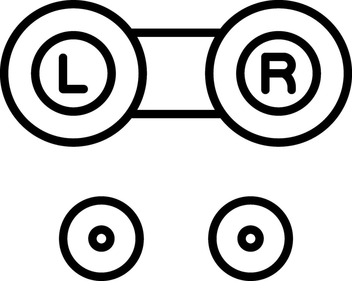 Lenses Icon Design Symbol vector